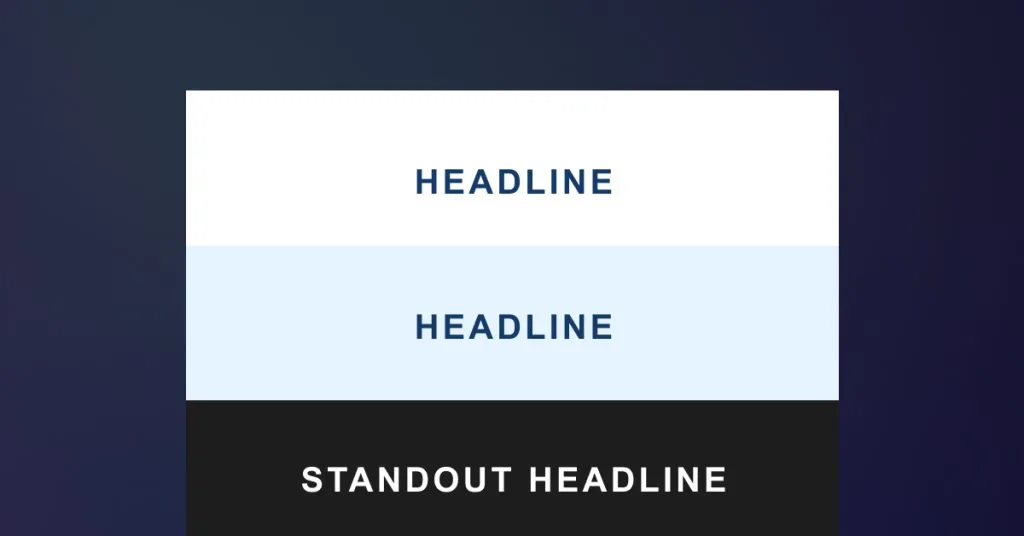 Web Design Section Backgrounds